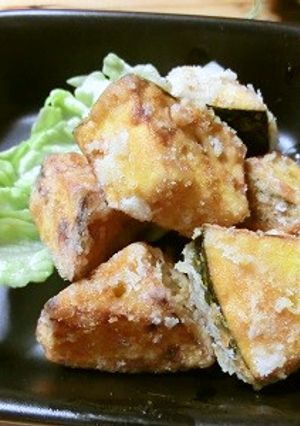 ニンニク醤油かぼちゃ揚げ-レシピのメイン写真