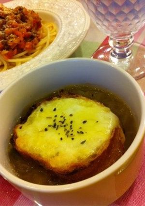 ほっこり♪オニオングラタンスープ-レシピのメイン写真