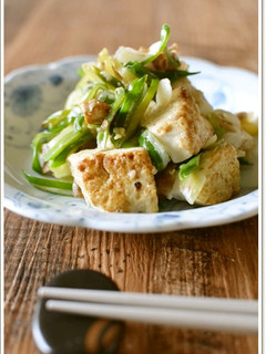 白ねぎと豆腐チャンプルー【作りおき】-レシピのメイン写真