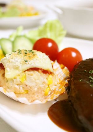 お弁当や付け合せに＊ツナポテトチーズ焼き-レシピのメイン写真