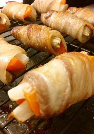 長芋、人参、ごぼうの肉巻-レシピのメイン写真