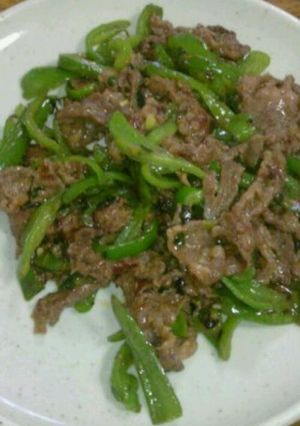 牛肉とピーマンのしょうが風味炒め-レシピのメイン写真