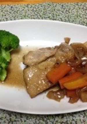 簡単！とり肉と人参のバルサミコ酢煮-レシピのメイン写真