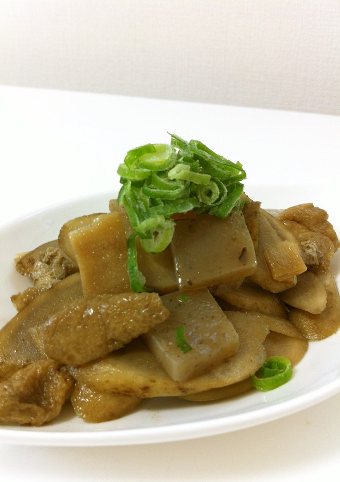 ごぼうとこんにゃくの炒め煮〜生姜風味〜-レシピのメイン写真