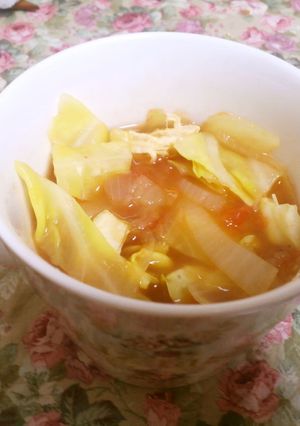 ダイエットにもってこいトマト風味のスープ-レシピのメイン写真