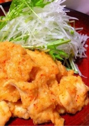 鶏むね肉の柔らかおろしさっぱりマヨポン♡-レシピのメイン写真