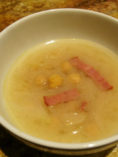ヒヨコ豆の白味噌スープ-レシピのメイン写真