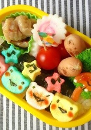 カラフルはんぺん ☆キャラ弁おかずに☆-レシピのメイン写真