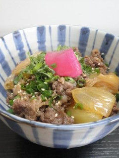 すき焼きのたれを使って!☆超簡単牛丼-レシピのメイン写真