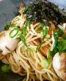 大粒冷凍牡蠣で!!バター醤油パスタ