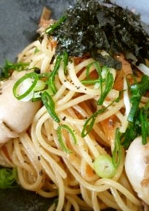 大粒冷凍牡蠣で!!バター醤油パスタ-レシピのメイン写真