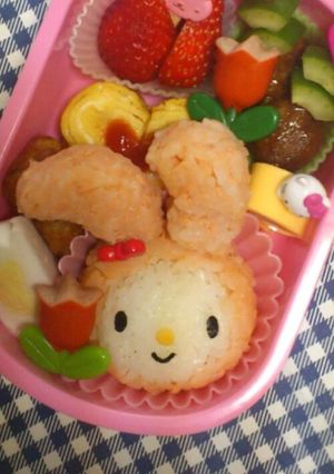 ☆キャラ弁☆...マイメロディ-レシピのメイン写真