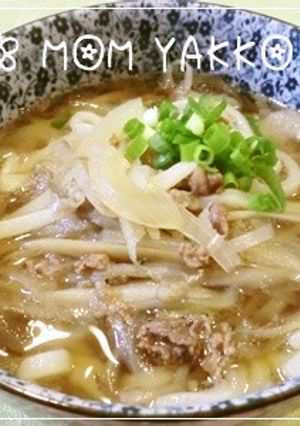 少人数でも大人数でも☆お鍋一つで肉うどん-レシピのメイン写真