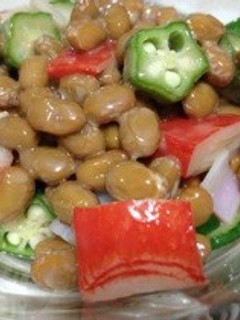 納豆サラダ-レシピのメイン写真