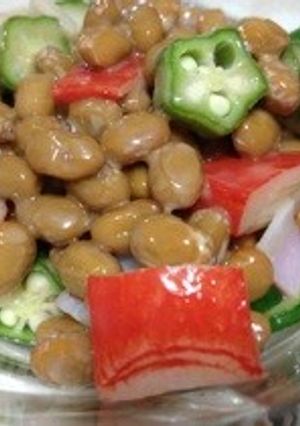 納豆サラダ-レシピのメイン写真