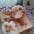 りんごとハチミツのシナモントースト
