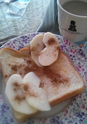 りんごとハチミツのシナモントースト-レシピのメイン写真