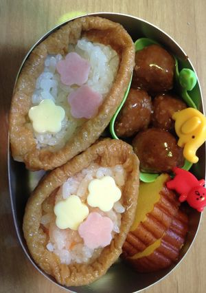 幼稚園のお弁当に♡お花見弁当♡-レシピのメイン写真