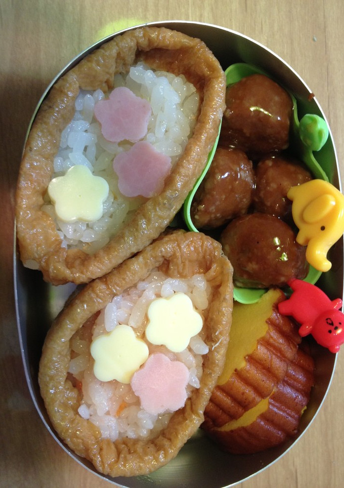 幼稚園のお弁当に♡お花見弁当♡-レシピのメイン写真