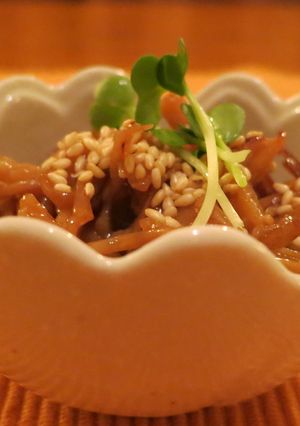 鶏皮なめたけ-レシピのメイン写真