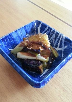 すぐできる！ナスとネギの南蛮-レシピのメイン写真