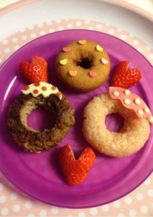 キャラ弁に〜簡単☆甘くないドーナツ☆-レシピのメイン写真