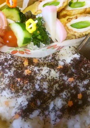 菜の花ＤＥちくわ磯部あげｉｎお弁当★-レシピのメイン写真