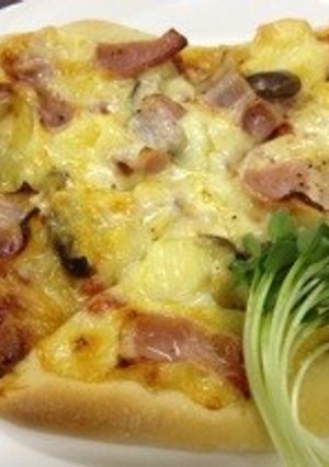 本格的 HBで、簡単ピザパン-レシピのメイン写真