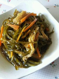 切り昆布の炒め煮-レシピのメイン写真