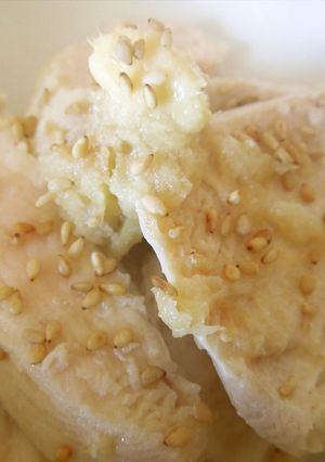 浅漬けの素で作る♪レンジで生姜鶏ハム-レシピのメイン写真