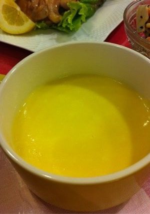 牛乳だけで作るさつま芋の濃厚ポタージュ-レシピのメイン写真