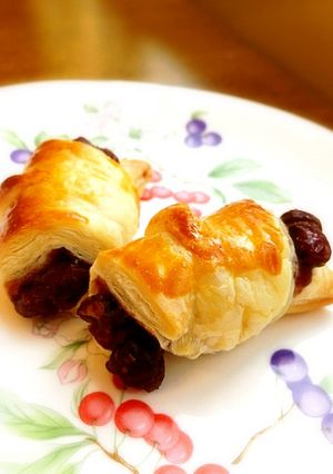 冷凍パイシートであんクロワッサン♪-レシピのメイン写真