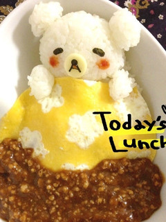 リラックマの可愛いお布団オムライス-レシピのメイン写真