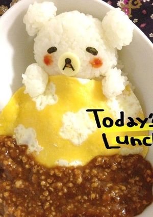 リラックマの可愛いお布団オムライス-レシピのメイン写真