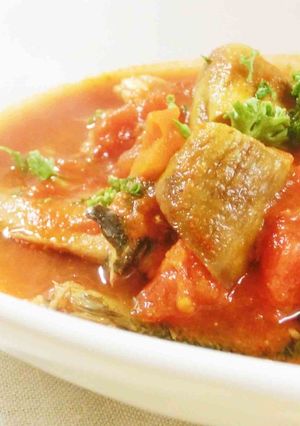 【圧力鍋】いわしとナスのトマト煮-レシピのメイン写真