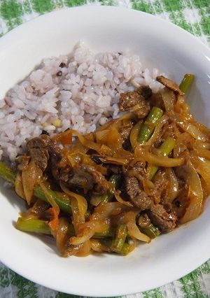 牛肉と玉葱の甘辛炒め-レシピのメイン写真