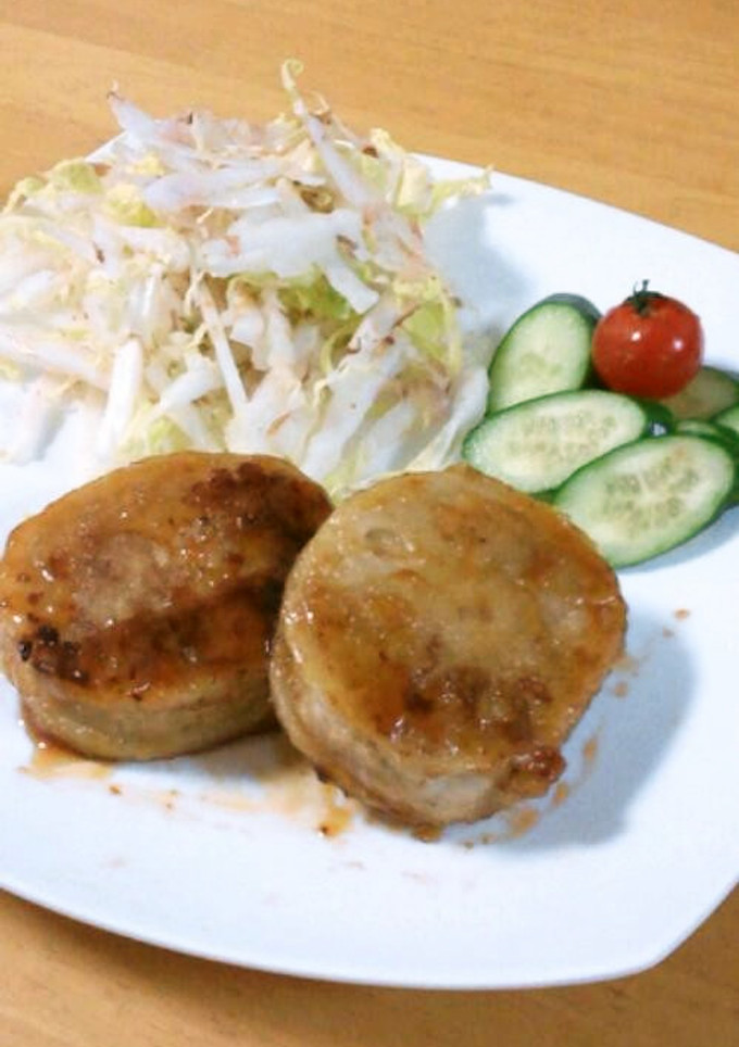 蓮根のヘルシーはさみ焼き-レシピのメイン写真