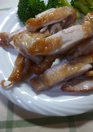 鶏もも肉の黒酢風味の照り焼き-レシピのメイン写真