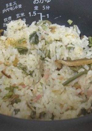 宮古ぜんまいの炊き込みご飯-レシピのメイン写真