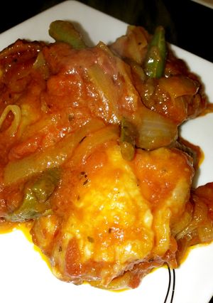 野菜たっぷり！鶏モモ肉のトマト煮込み‼-レシピのメイン写真
