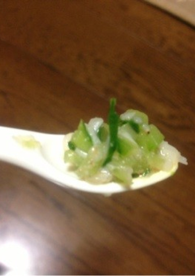 離乳食☆えのきときゅうりのさっと煮-レシピのメイン写真