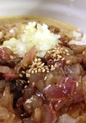 蟹座が作る鯵のなめろう丼-レシピのメイン写真