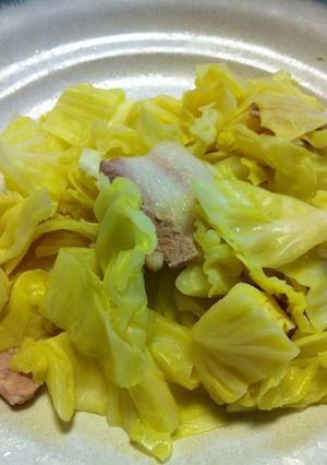 たったの2分！豚しゃぶとキャベツのサラダ-レシピのメイン写真