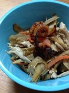 ごぼうと蒸し鶏のサラダ-レシピのメイン写真
