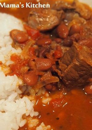 ケジャン風味赤いんげん豆のシチュー-レシピのメイン写真