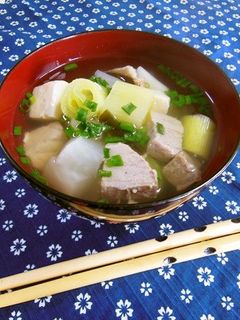 簡単魚料理☆コロコロまぐろのすまし汁-レシピのメイン写真