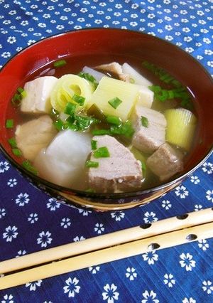 簡単魚料理☆コロコロまぐろのすまし汁-レシピのメイン写真