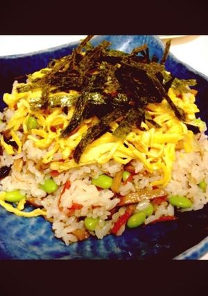 枝豆の彩り鮮やかちらし寿司☆-レシピのメイン写真