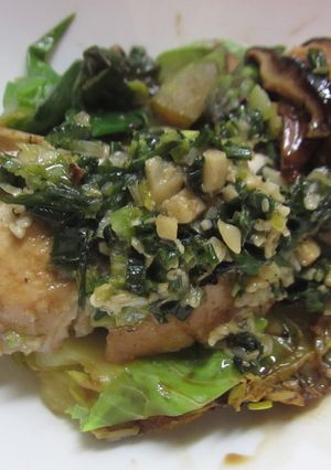 【手軽】激うまっ！蒸し鶏野菜にネギ油～-レシピのメイン写真