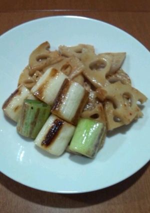 レンコンと焼きネギの和風マリネ-レシピのメイン写真
